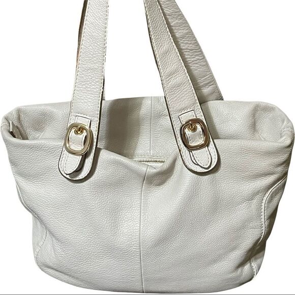 Michael Kors Soft Leather Ivory Large Bag - Picture 3 of 11